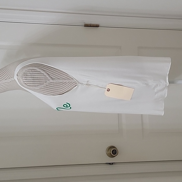 Sweet Claire, Size L, NEW with Tags White Tank Top "Pinch Me" - Picture 3 of 11